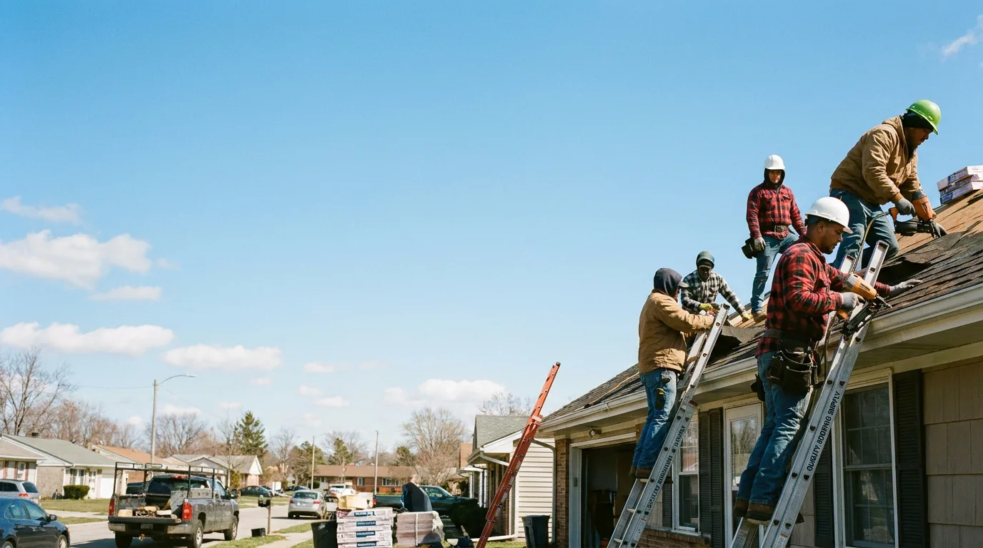 Roofing in Blue Mound, IL near me